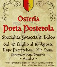 Menu della taverna Posterola