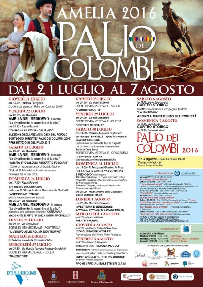 Palio dei Colombi 2016 Amelia - Umbria